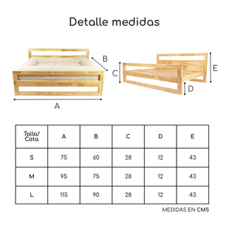 Cama Essential Memory Foam Beige con Base Manhattan