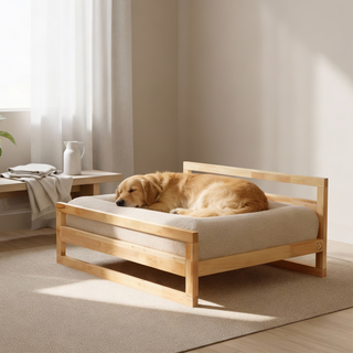 Cama Essential Memory Foam Beige con Base Manhattan