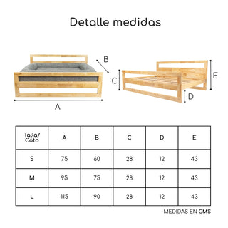 Cama Essential Memory Foam Gris con Base Manhattan