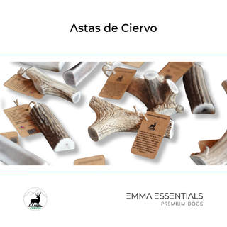 Hueso mordedor para perros de asta de ciervo