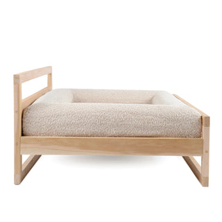 Cama Essential Memory Foam Beige con Base Artisan Lenga