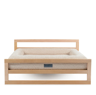 Cama Essential Memory Foam Beige con Base Artisan Lenga