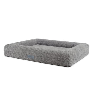 Cama Essential Memory Foam Gris con Base Artisan Lenga