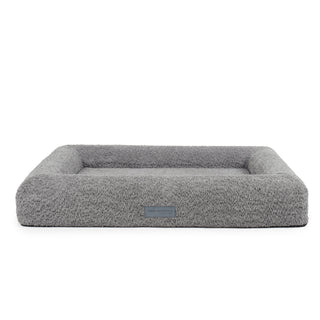 Cama Essential Memory Foam Gris con Base Artisan Lenga