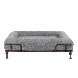 Cama Essential Memory Foam Gris con Base Soho