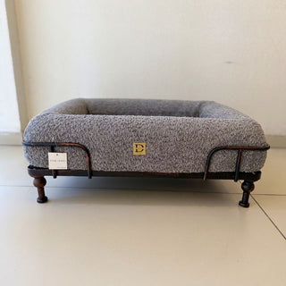Cama Essential Memory Foam Gris con Base Soho S - Open Box