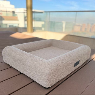 Cama Essential Memory Foam Beige con Base Manhattan S - Open Box