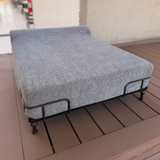 Cama Huge Memory Foam Gris con Base Soho L - Open Box