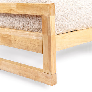 Cama Essential Memory Foam Beige con Base Manhattan