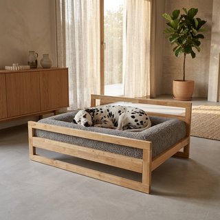 Cama Essential Memory Foam Gris con Base Manhattan