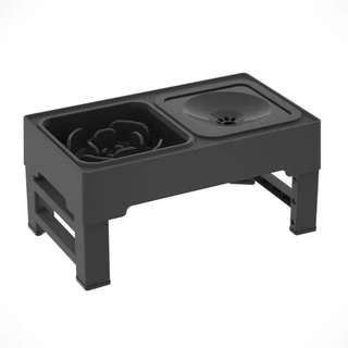 Alzador de platos para perros con altura ajustable