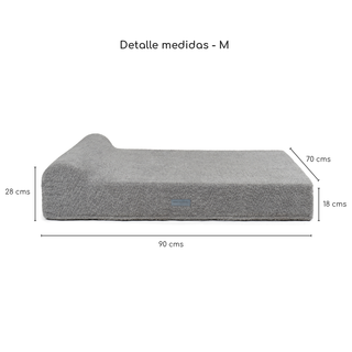Cama Huge Memory Foam Gris