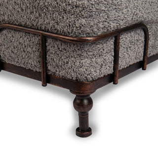 Cama Huge Memory Foam Gris con Base Soho