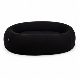 Cama Atelier negra, vista diagonal