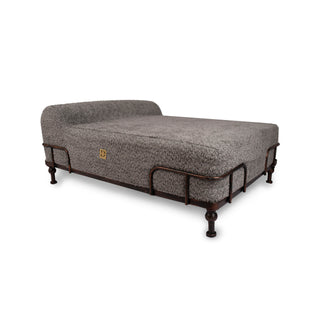 Cama Huge Memory Foam Gris con Base Soho